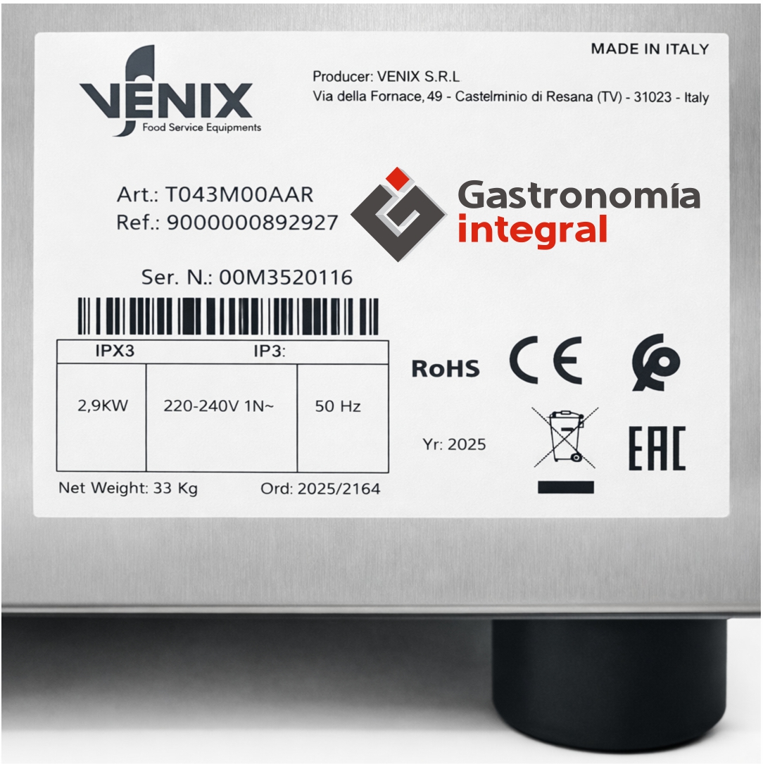 Horno convector Eléctrico 4 Bandejas 40x35 - Venix - Imagen 6