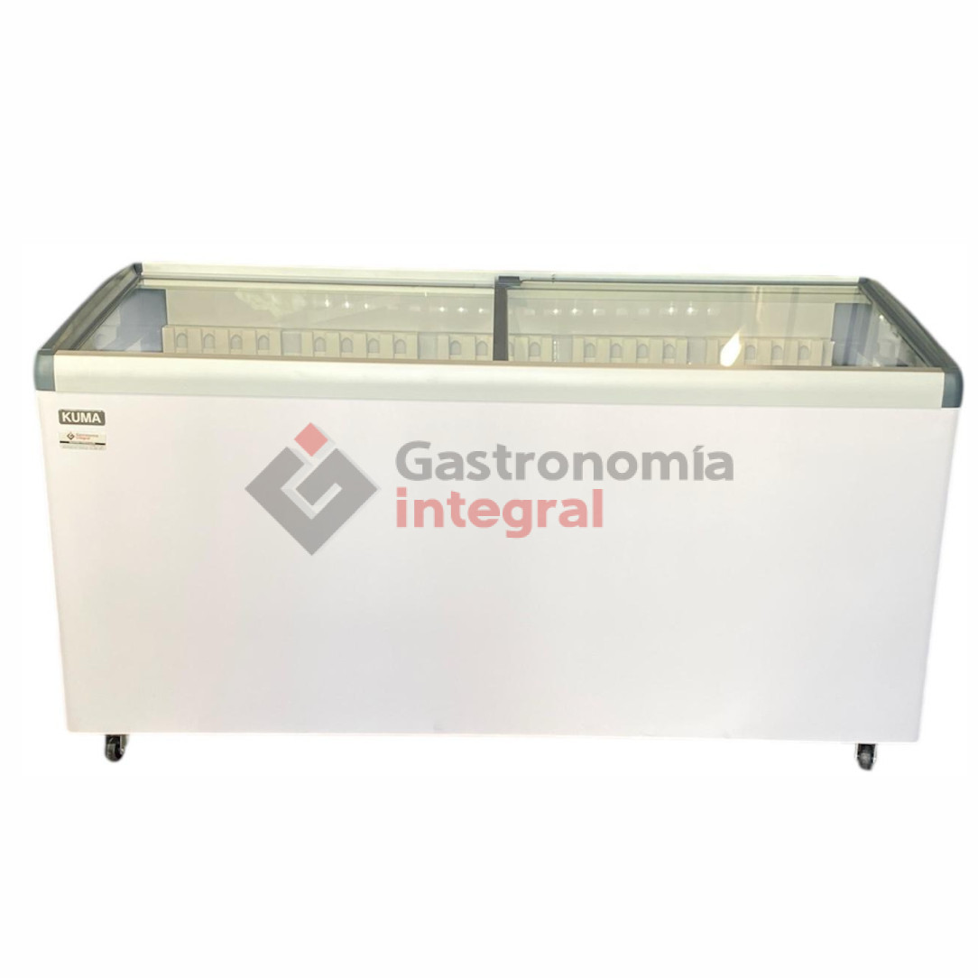 Freezer horizontal tapa de vidrio 516 litros - Kuma