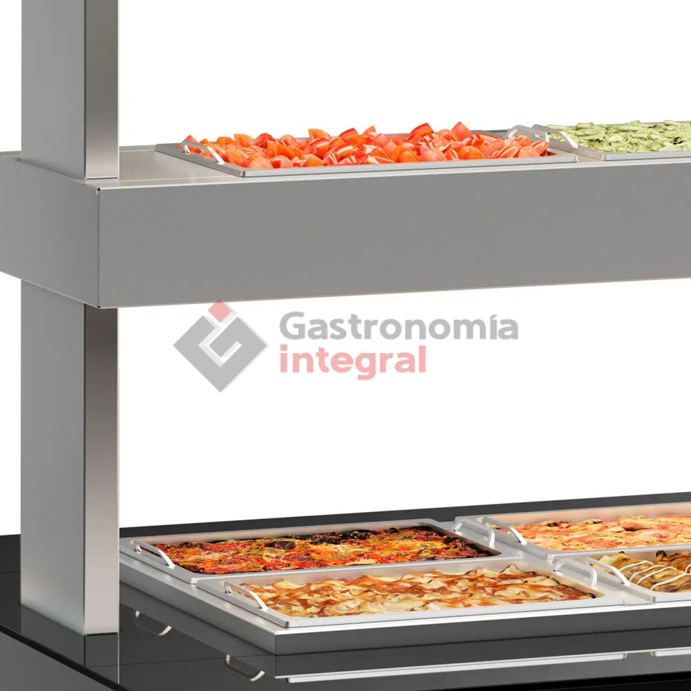 Mesa buffet Refrigerada / Calor - Gelopar - Imagen 2