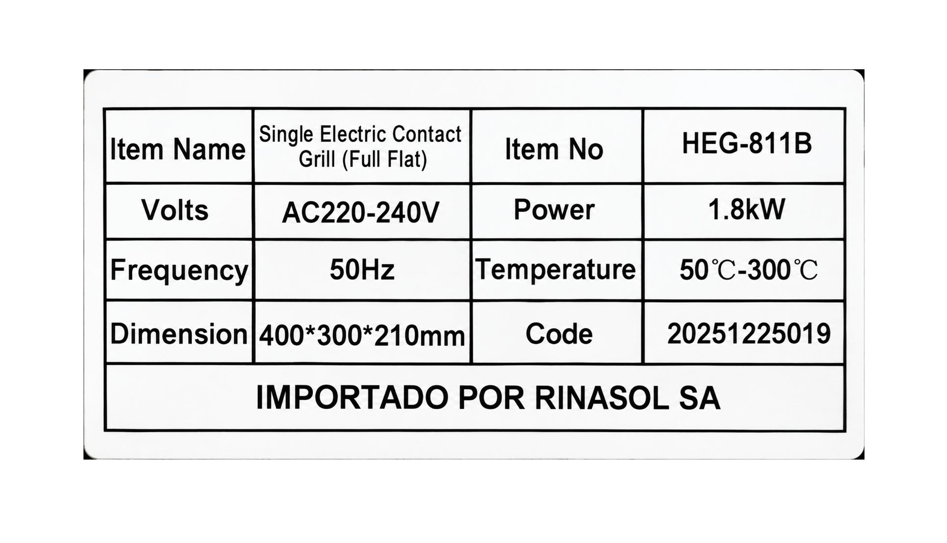 Sandwichera eléctrica lisa Kuma - Imagen 3